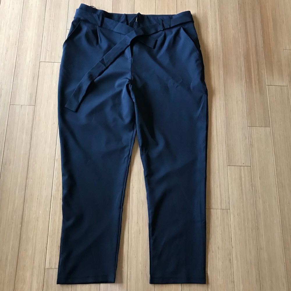 Boohoo Tie Front Trousers